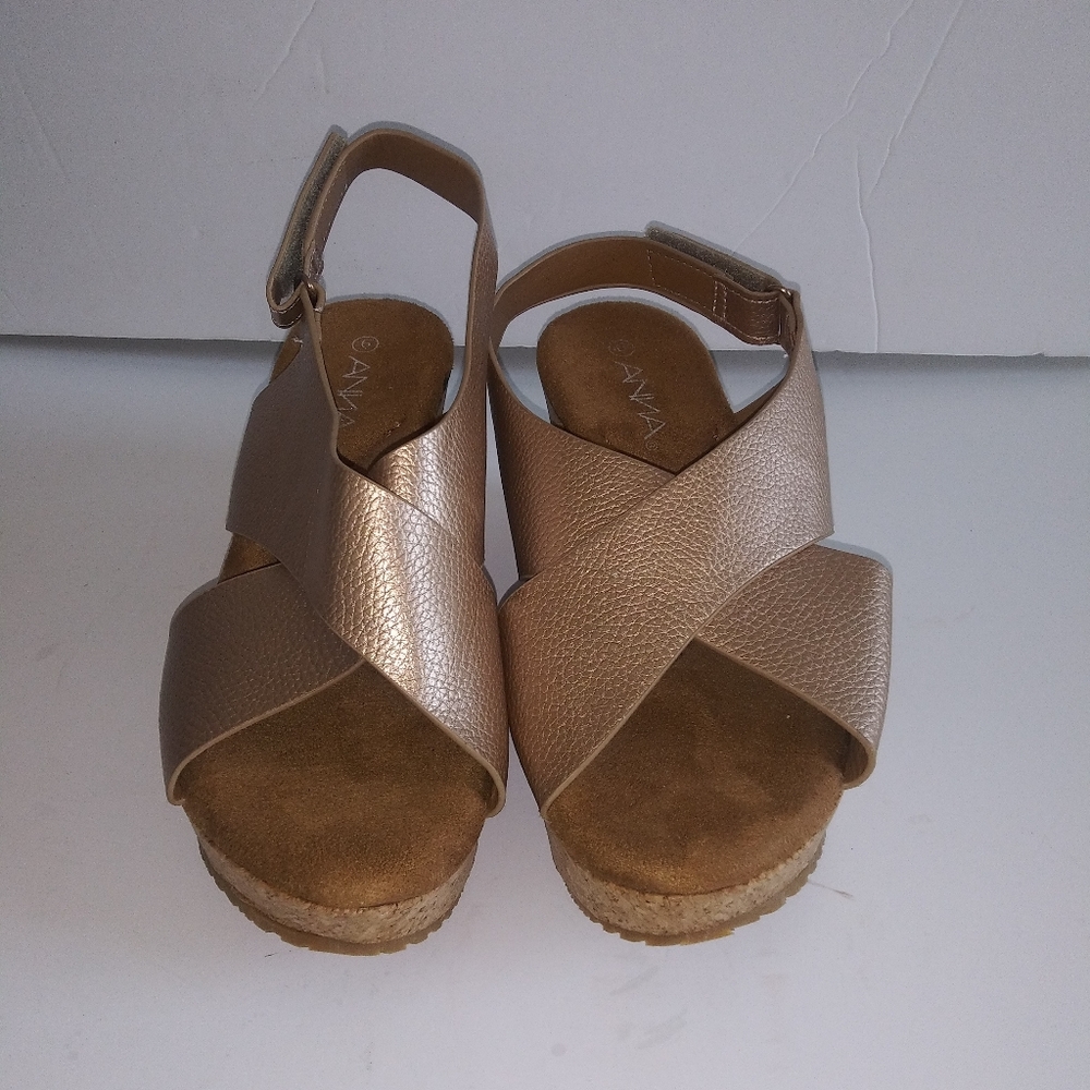 New Anna Wedge Sandals 6